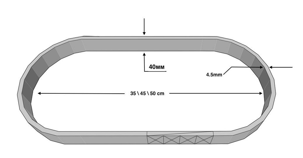 Петля для повітряної гімнастики «Плоска»