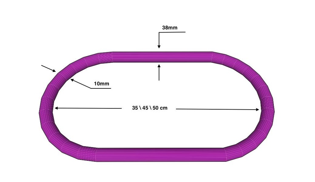 Петля для повітряної гімнастики "Неопрен-ПРО" (кругла)