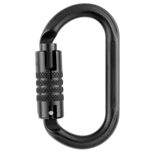 Карабін PETZL OXAN black муфта автомат (сталь) (M72A TLN)