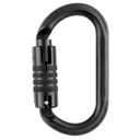 Карабін PETZL OXAN black муфта автомат (сталь) (M72A TLN)