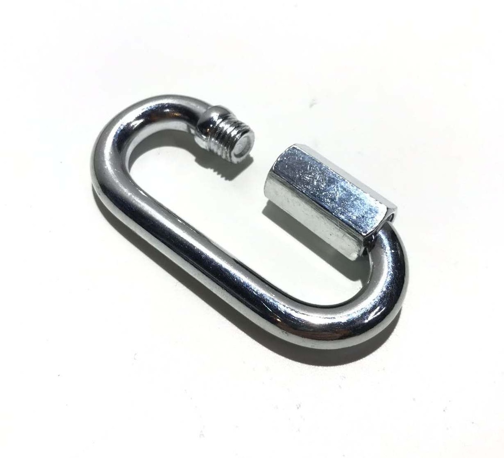 Карабін рапід - овальний з різьбовою муфтою (сталь)