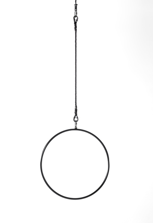 Чорний канат для підвіски кільця з одним кріпленням (капрон 20 мм)