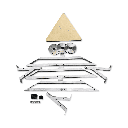 Трості на алюмінієвій розбірній платформі «Зірка»