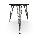 Стіл на трьох дизайнерських ніжках