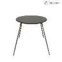 Стіл круглий для каучуку або еквілібру зі стальним каркасом