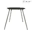 Стіл круглий для каучуку або еквілібру зі стальним каркасом