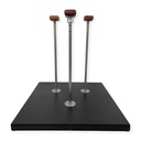 Circus canes “Cone” on a square platform (plywood)