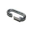 Oval Rapid carabiner with threaded sleeve (steel)   