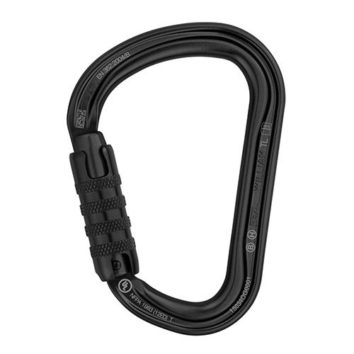 КАРАБІН Petzl WILLIAM TRIACT-LOCK Black (алюм) (M36A TLN)