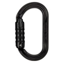 Карабін PETZL OXAN black муфта автомат (сталь) (M72A TLN)