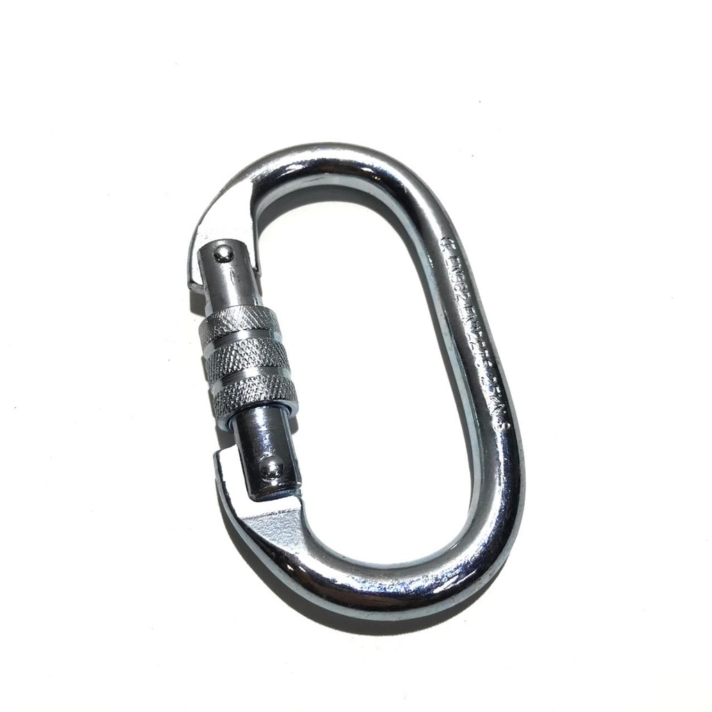 Oval screw carbine 2 t (steel)