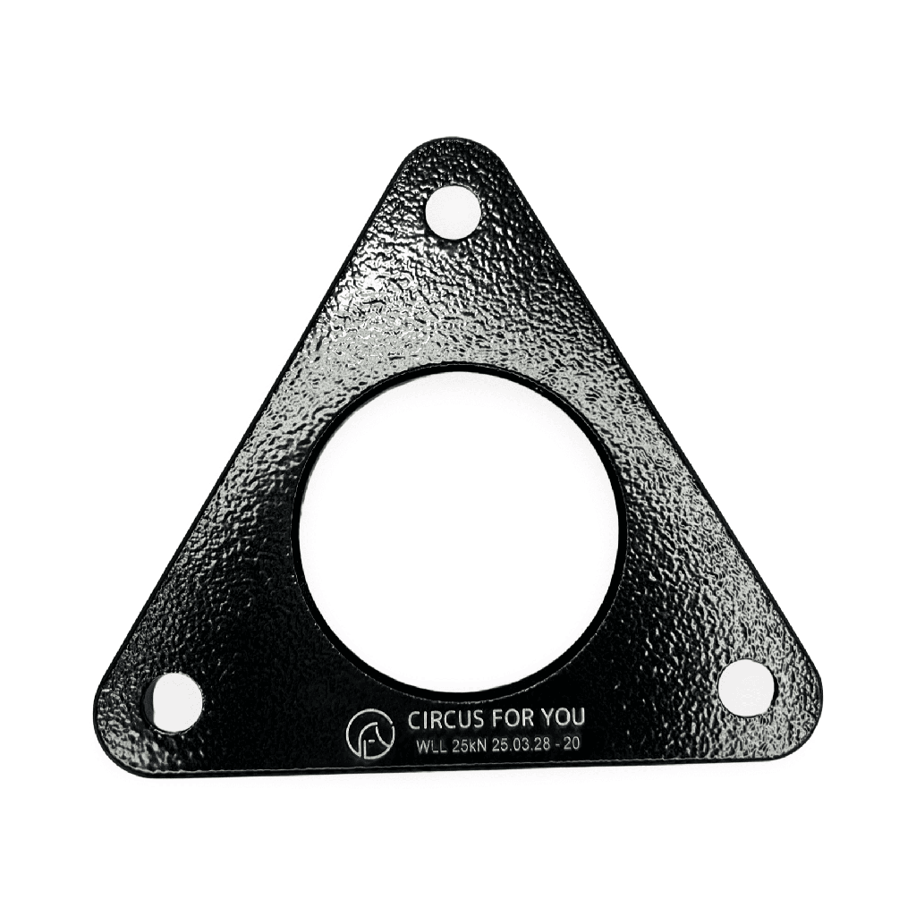 Triangular plate CLASSIC for rigging 18 cm (steel)