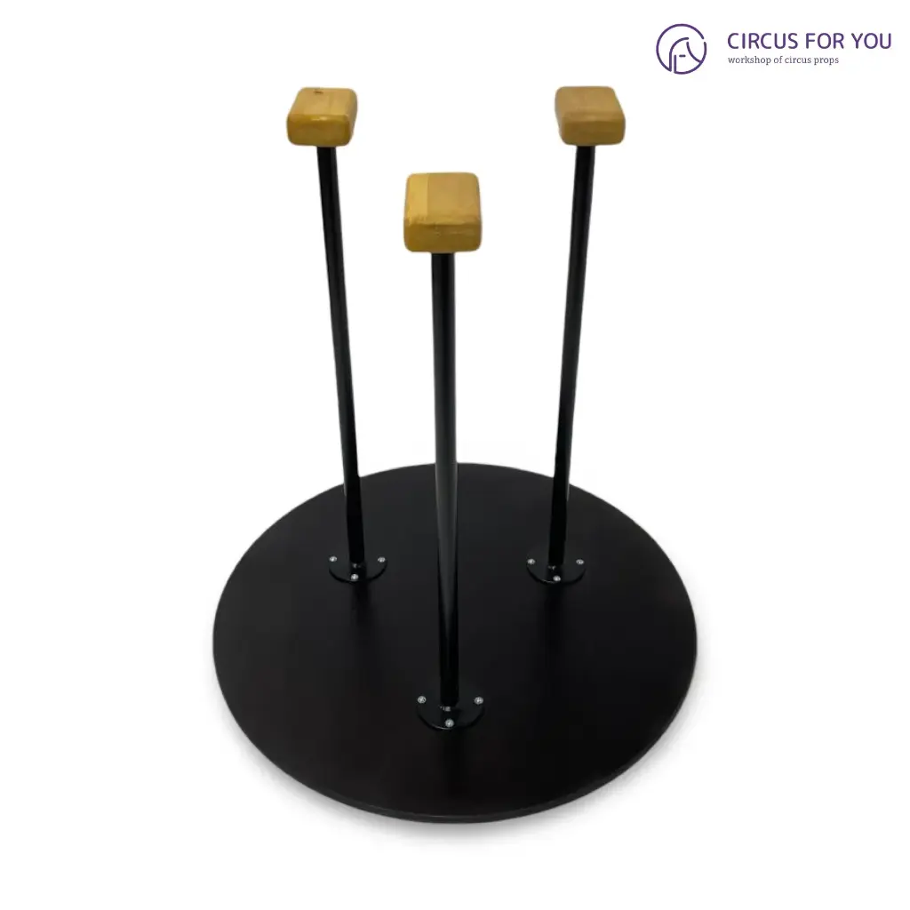 Handstand canes on round base with rotation