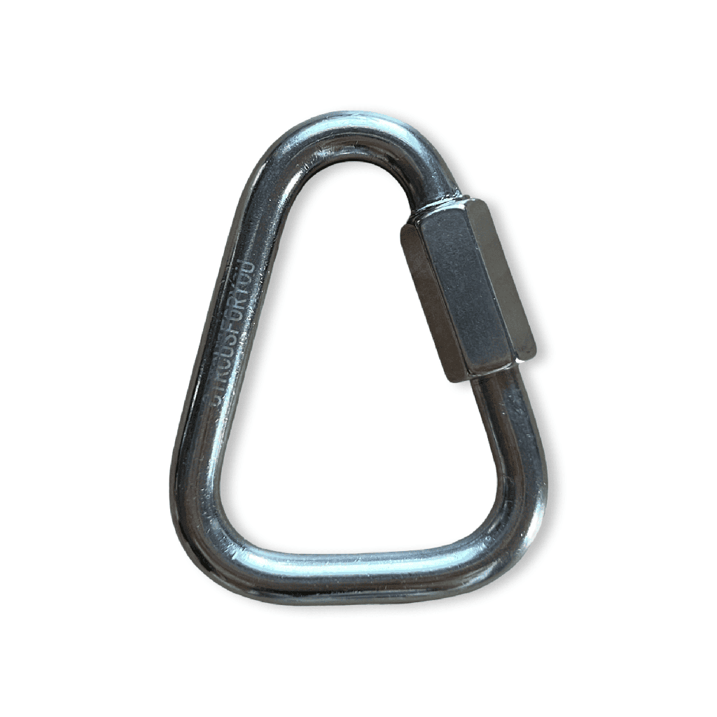 Rapid delta triangular carabiner (stainless steel) CFY