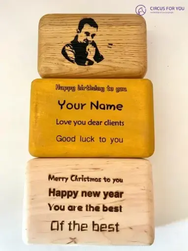 Engraving on blocks