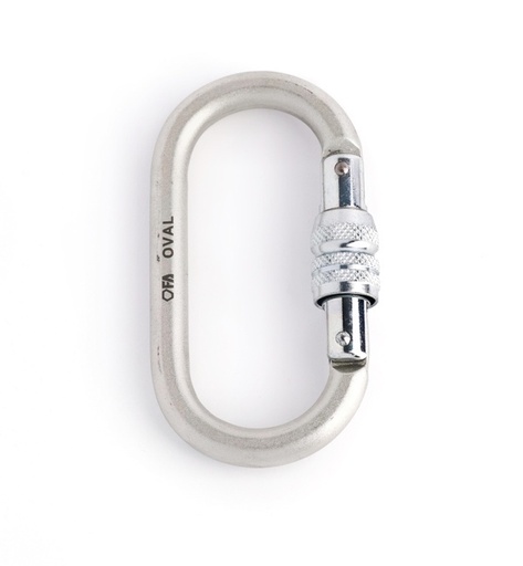 [1040916] Карабін овал різьбова муфта FA (сталь)