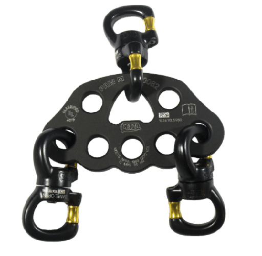 [3 * P58 SO] Комплект для повітряних ременів «Petzl PRO Open» (алюміній)