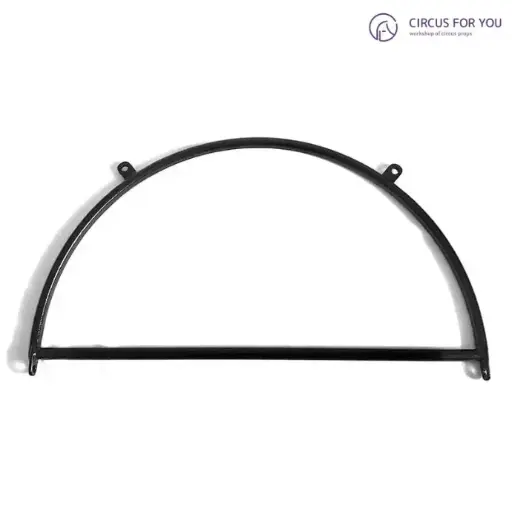 [10595] Aerial half-ring for hanging aerial silk