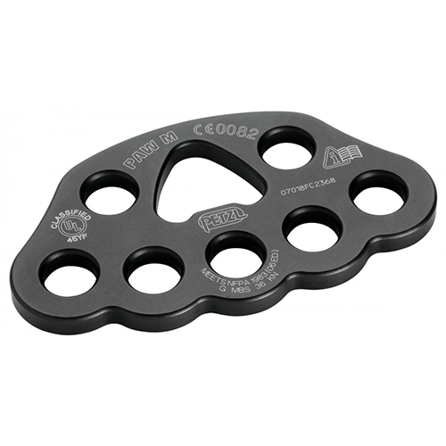 [P63 MN] Rigging Plate Petzl PAW M (black)