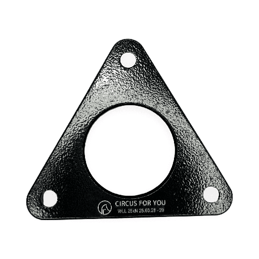 [10731] Triangular plate CLASSIC for rigging 18 cm (steel)